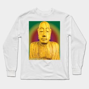 Wooden Budha Long Sleeve T-Shirt